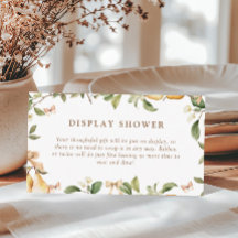 Watercolor Floral Pear Bridal Shower