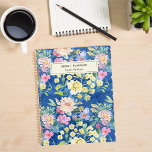 Watercolor Floral Personalised Planner<br><div class="desc">Watercolor Floral Personalised Planner Notebook</div>