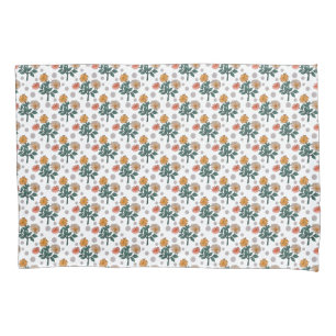 Watercolor floral  pillowcase