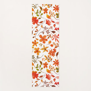 Watercolor Floral Print  Yoga Mat