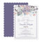 Watercolor Floral Purple Lilac Bridal Shower