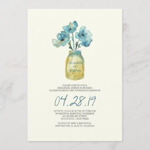 watercolor floral REHEARSAL DINNER Invitation