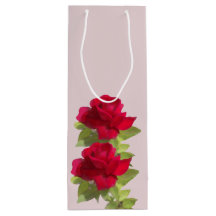 Watercolor floral roses Gift Bag