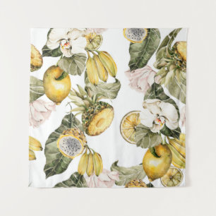 Watercolor floral seamless pattern. Hand painted l Tapestry