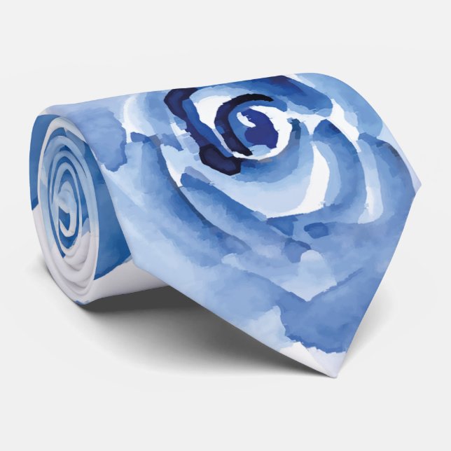 Watercolor floral seamless pattern pastel 2 tie (Rolled)