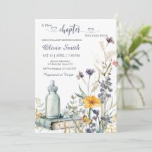 Watercolor Floral Storybook Boy Baby Shower