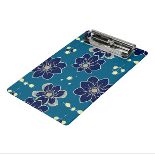 Watercolor Floral Symphony – Seamless Botanical Mini Clipboard