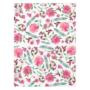 Watercolor Floral Tablecloth