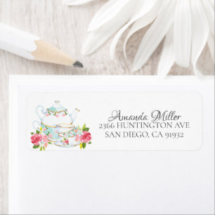 Watercolor Floral Tea Bridal Shower