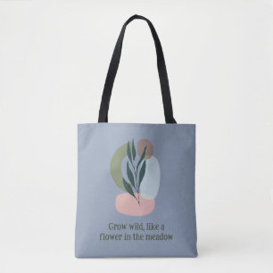 Watercolor Floral Tote Bag - Artistic Elegance