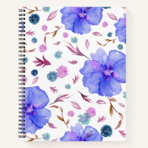 Watercolor Floral Travel Journal for Europe Trips