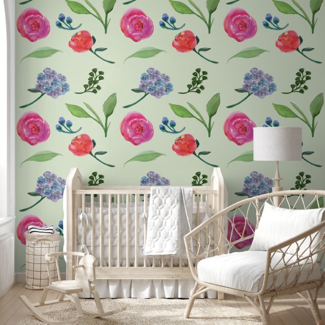 Watercolor Floral Wallpaper (Kids)