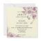 Watercolor Floral Wedding Invitation
