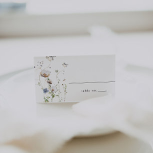 Watercolor Floral Wedding Place Cards