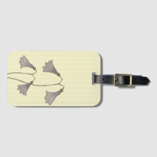 Watercolor Floral Wildflowers Luggage Tag