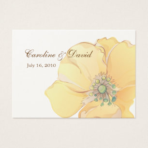 Watercolor Florals Favour Tag
