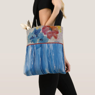 Watercolor Florals Tote Bag