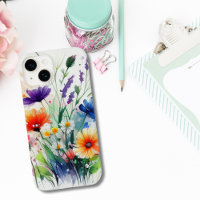 Watercolor Florals Wildflowers Feminine Trendy