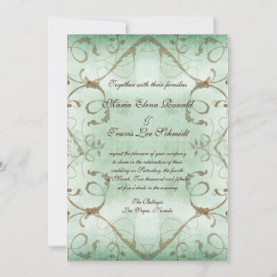 Watercolor Flourish Invitation