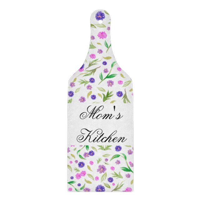 Watercolor Flower Board – Custom Birthday Gift  (Front)