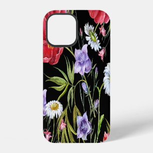 Watercolor Flower Bouquet: Seamless Pattern iPhone 12 Case