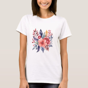 Watercolor Flower Bouquet T-Shirt