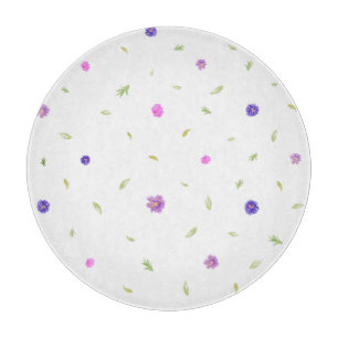 Watercolor Flower Chopping Board – Gift for Mom