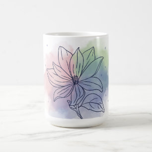 Watercolor Flower Coffee Mug