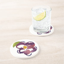 Watercolor Flower Coster 1