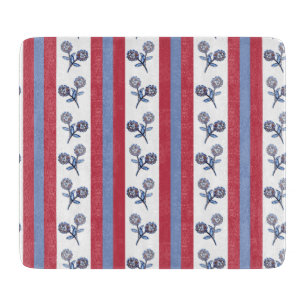 Watercolor Flower Cutting Board