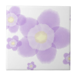 Watercolor Flower Tile
