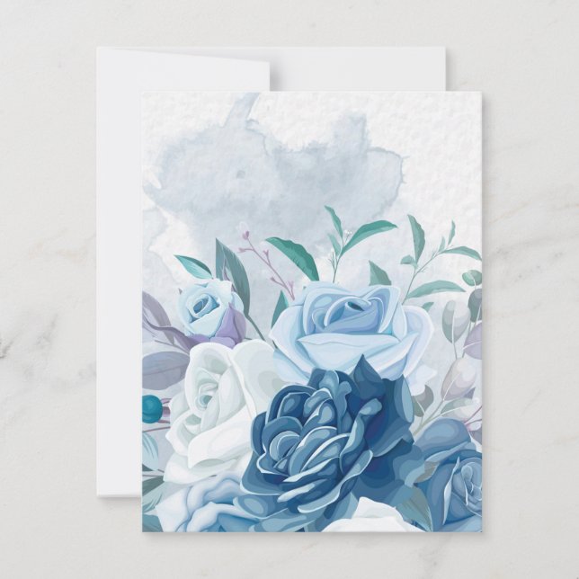 Watercolor Flowers 8 Card (Front)