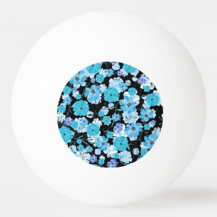 Watercolor Flowers: A Delicate Tapestry Ping Pong Ball