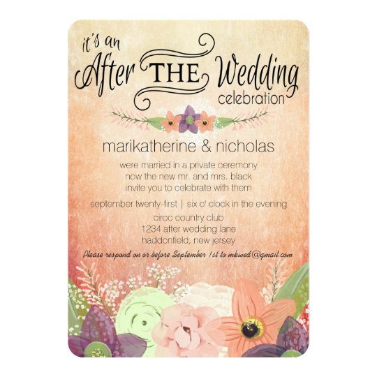 After Wedding Party Invitations Uk 5