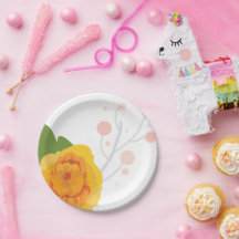 Watercolor Flowers Birthday Party