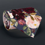 Watercolor Flowers Burgundy Blush Navy Neck Tie<br><div class="desc">PixDezines floral watercolor neck tie,  burgundy,  dusty blush peonies and navy blue.  Most of our designs come with DIY navy blue background colour.

 Copyright © 2011-2023 PixDezines™.</div>