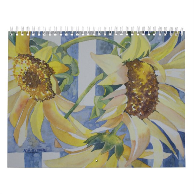 Watercolor Flowers Calendar (Cover)