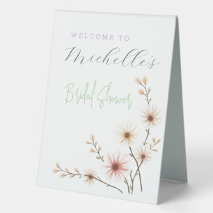 Watercolor Flowers Cute Bridal Shower 