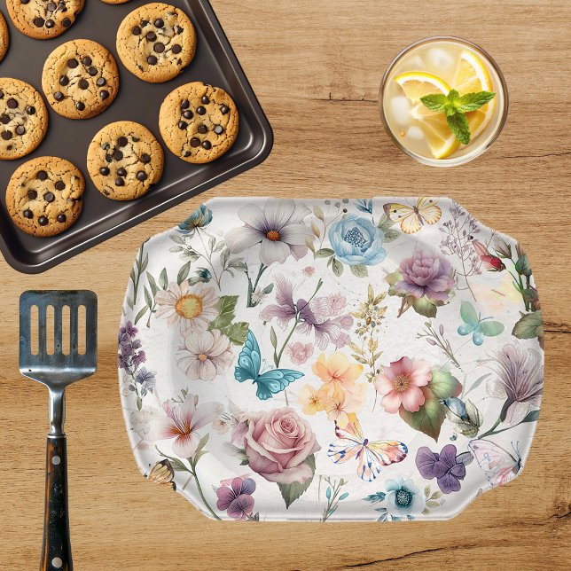 Watercolor Flowers Decoupage Tisssue Paper (Creator Uploaded)