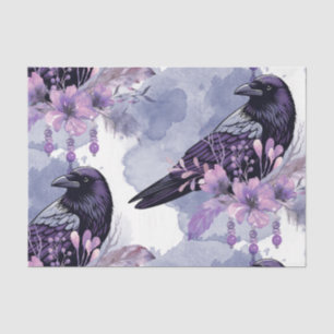 Watercolor Flowers Floral Raven Botanicals Tissue Paper