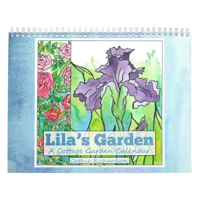 Watercolor Flowers Garden Calendar (Cover)