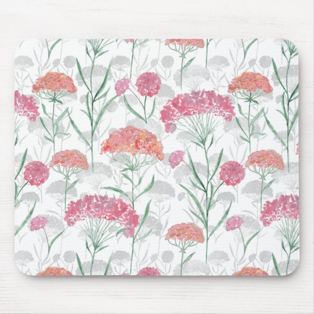Watercolor, flowers. mouse mat (Front)