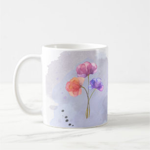 Watercolor Flowers Mug