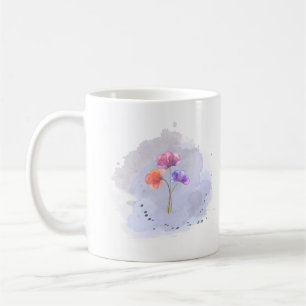 Watercolor Flowers Mug