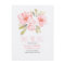 Watercolor flowers romantic save the date