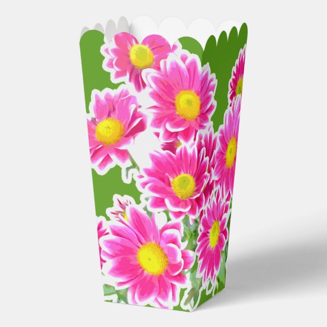 Watercolor Flowers seamless pattern 5a Favour Box (Back)