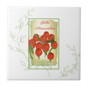 Watercolor Flowers Tile