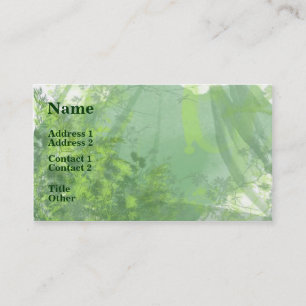 Watercolor Forest Appointment/ Business Card