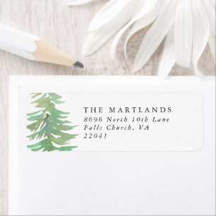 Watercolor forest elegant minimal family