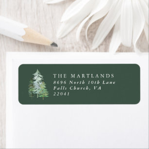 Watercolor forest elegant minimal family